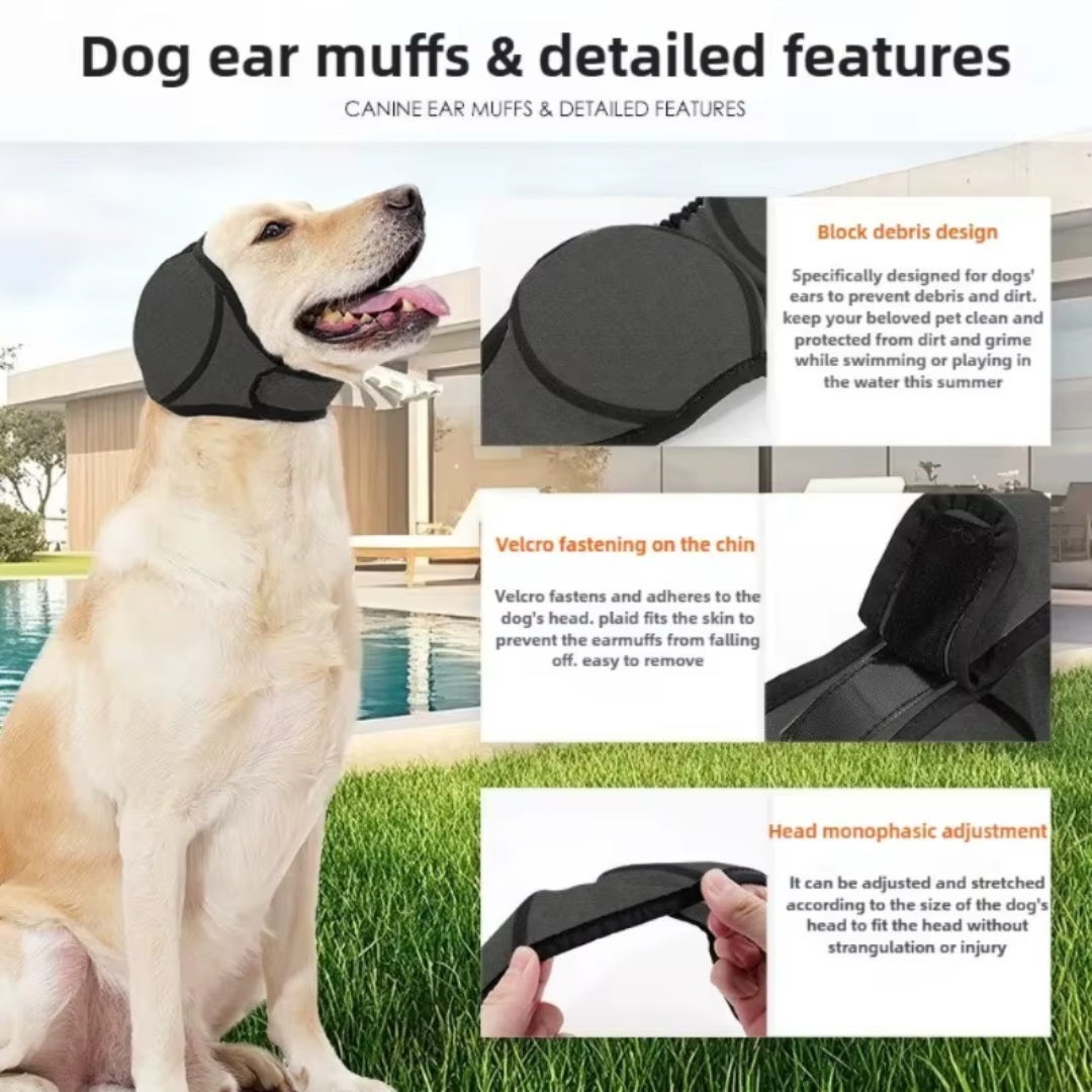 Orejeras antiruido para perros